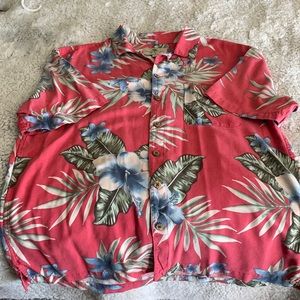Men’s short sleeved washable silk shirt